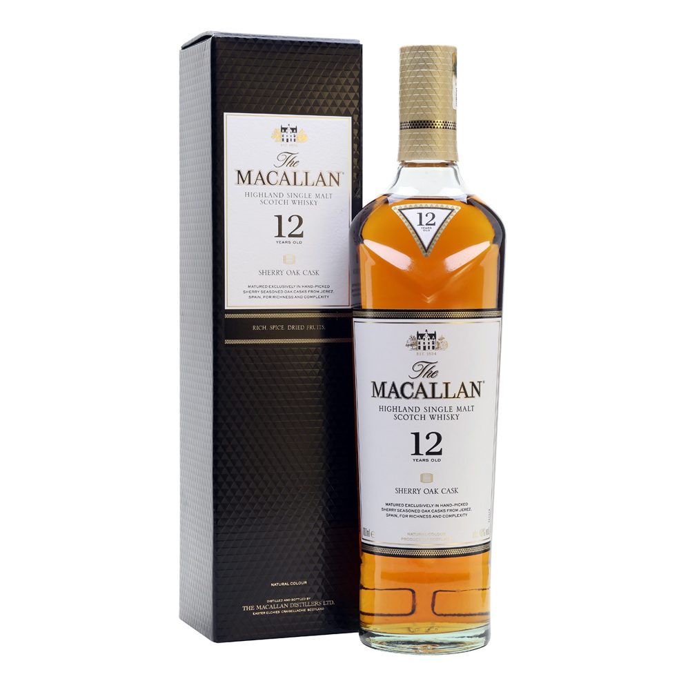 Macallan 12 Years Old Sherry Oak Rare Fine Wines